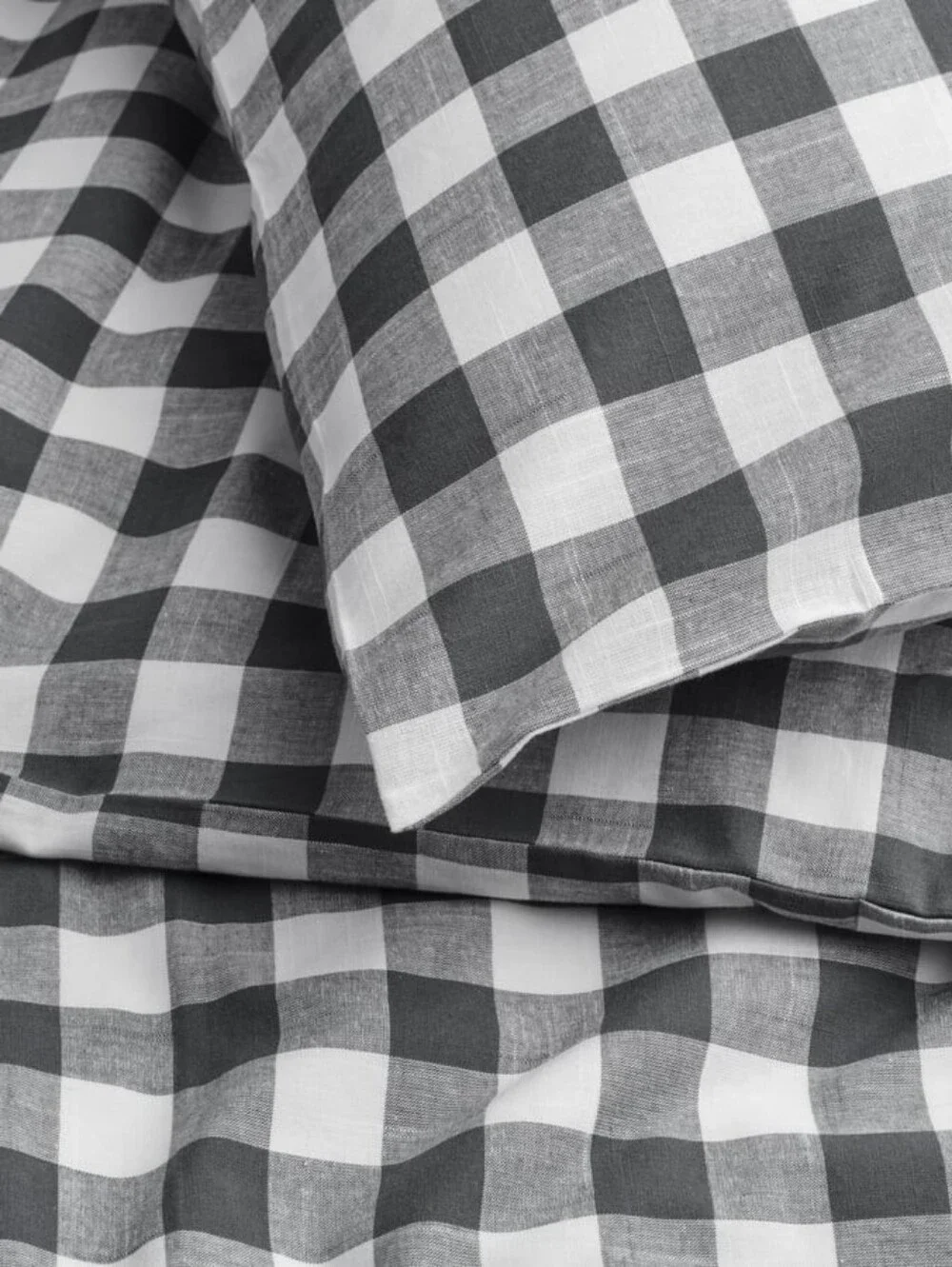 Classic Black & White Check Duvet Cover